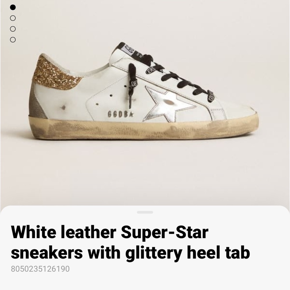 Golden Goose superstar’s, size 39